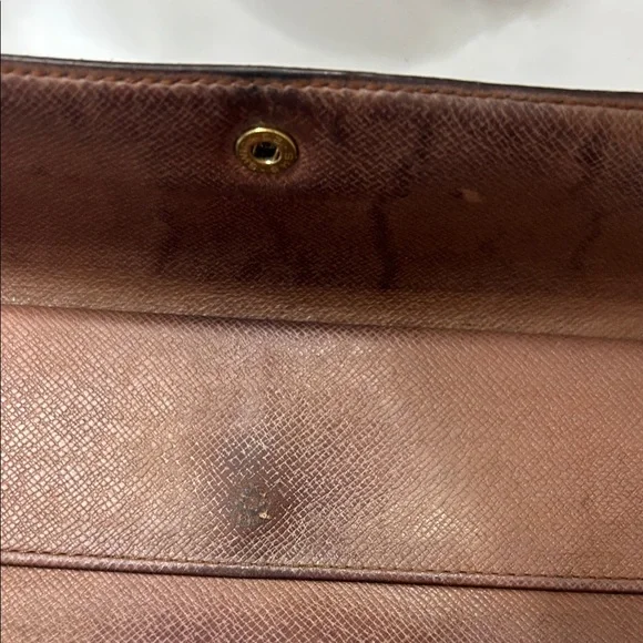 Louis Vuitton Authentic Dark Brown Monogram Porte Tresor long Wallet - Picture 8 of 11